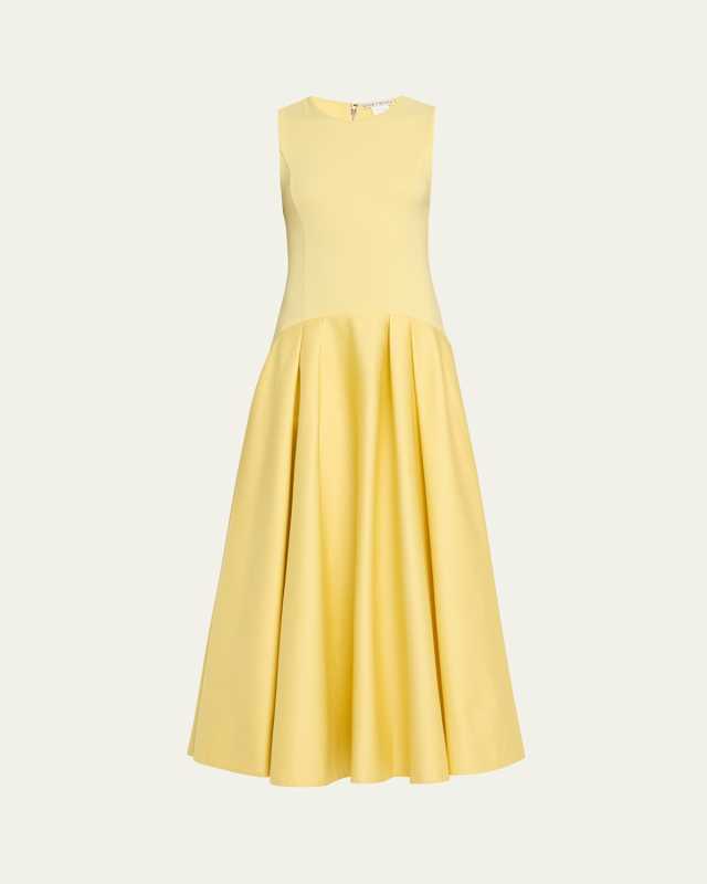 Adley Drop-Waist Midi Dress